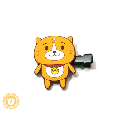オリジナルPVCラバーヘアクリップ製品